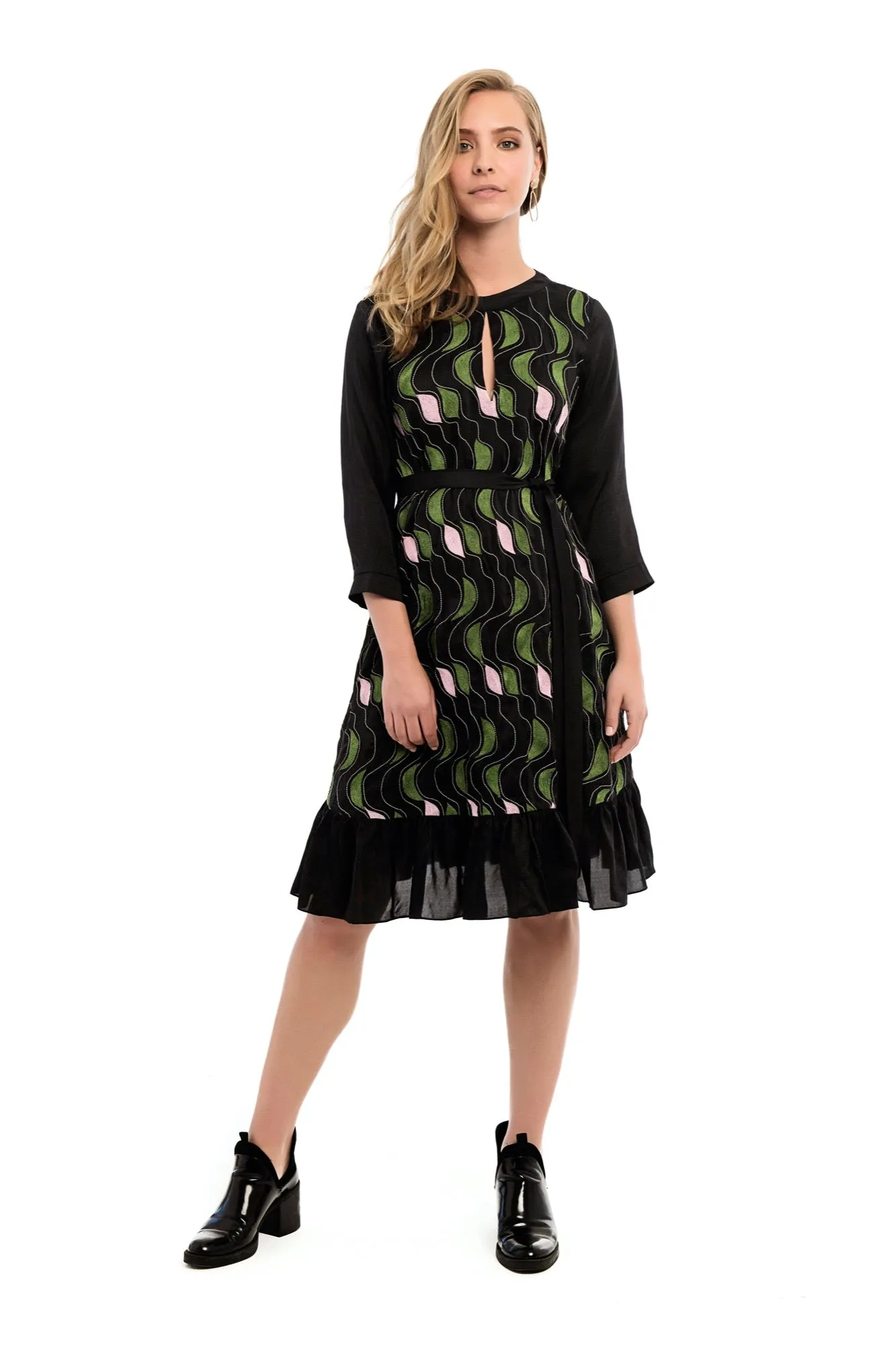 GEILSTON  Embroidered Dress