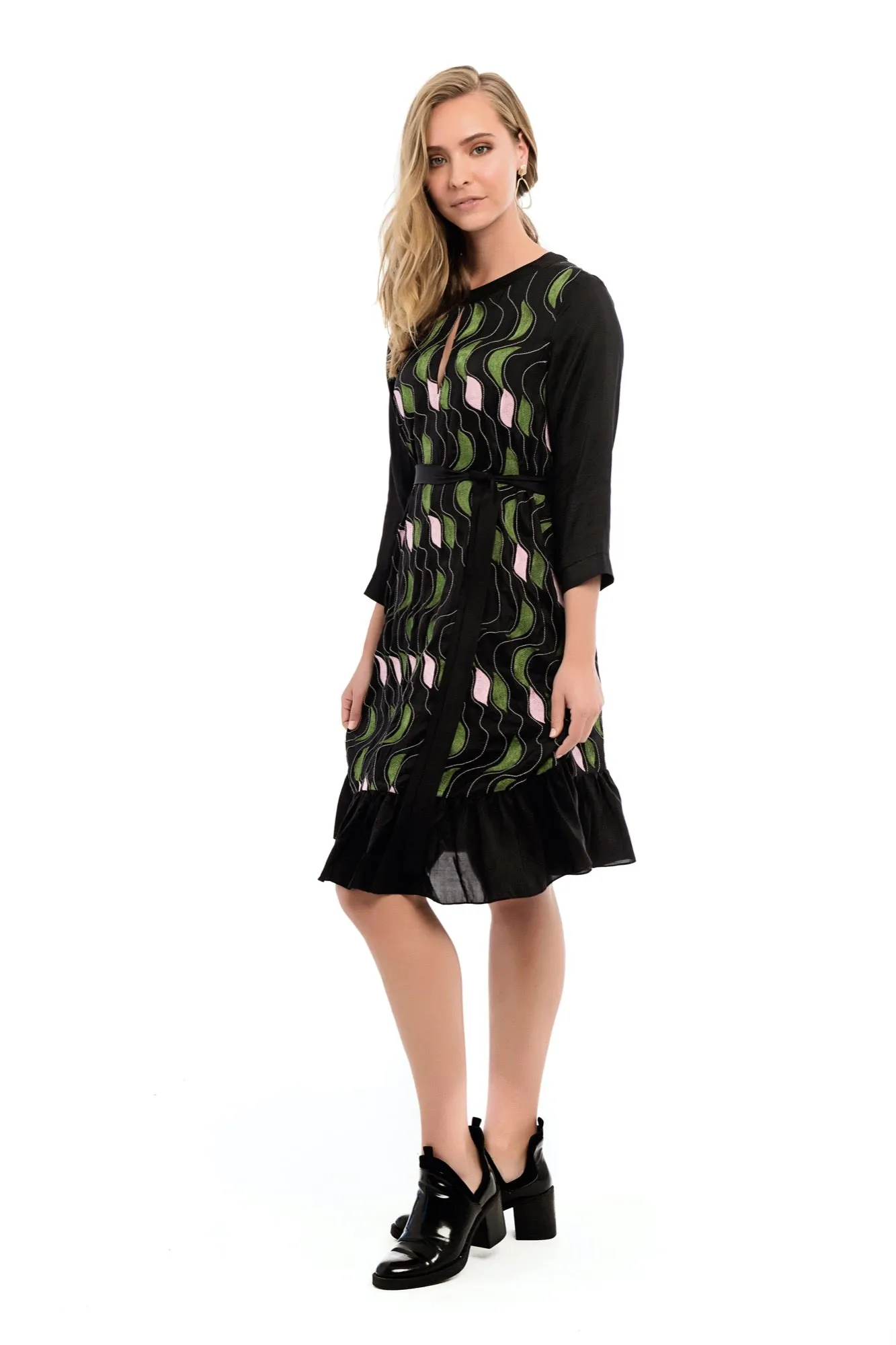 GEILSTON  Embroidered Dress