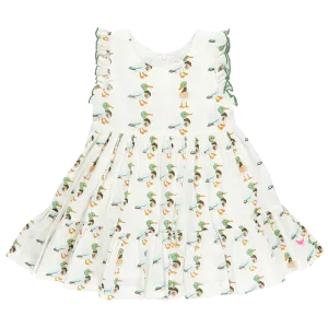 Girl's Kelsey Dress - Mallard Friends