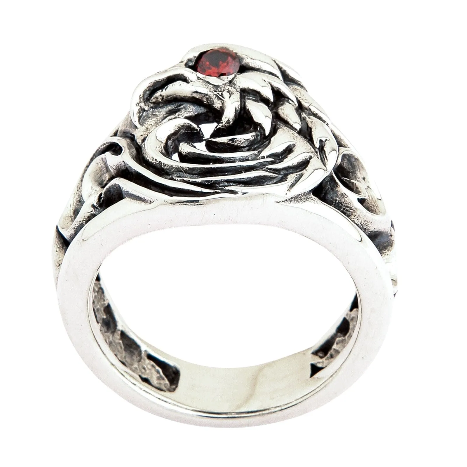 Harley Eagle Sterling Silver Biker Ring