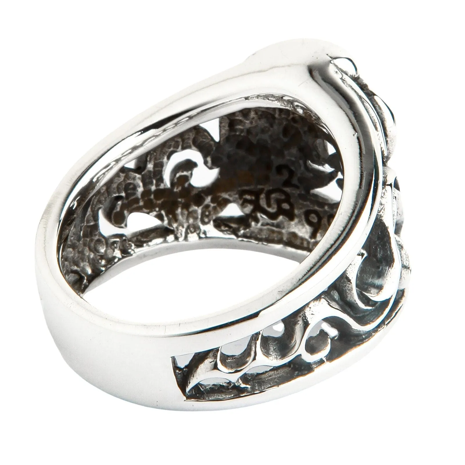 Harley Eagle Sterling Silver Biker Ring