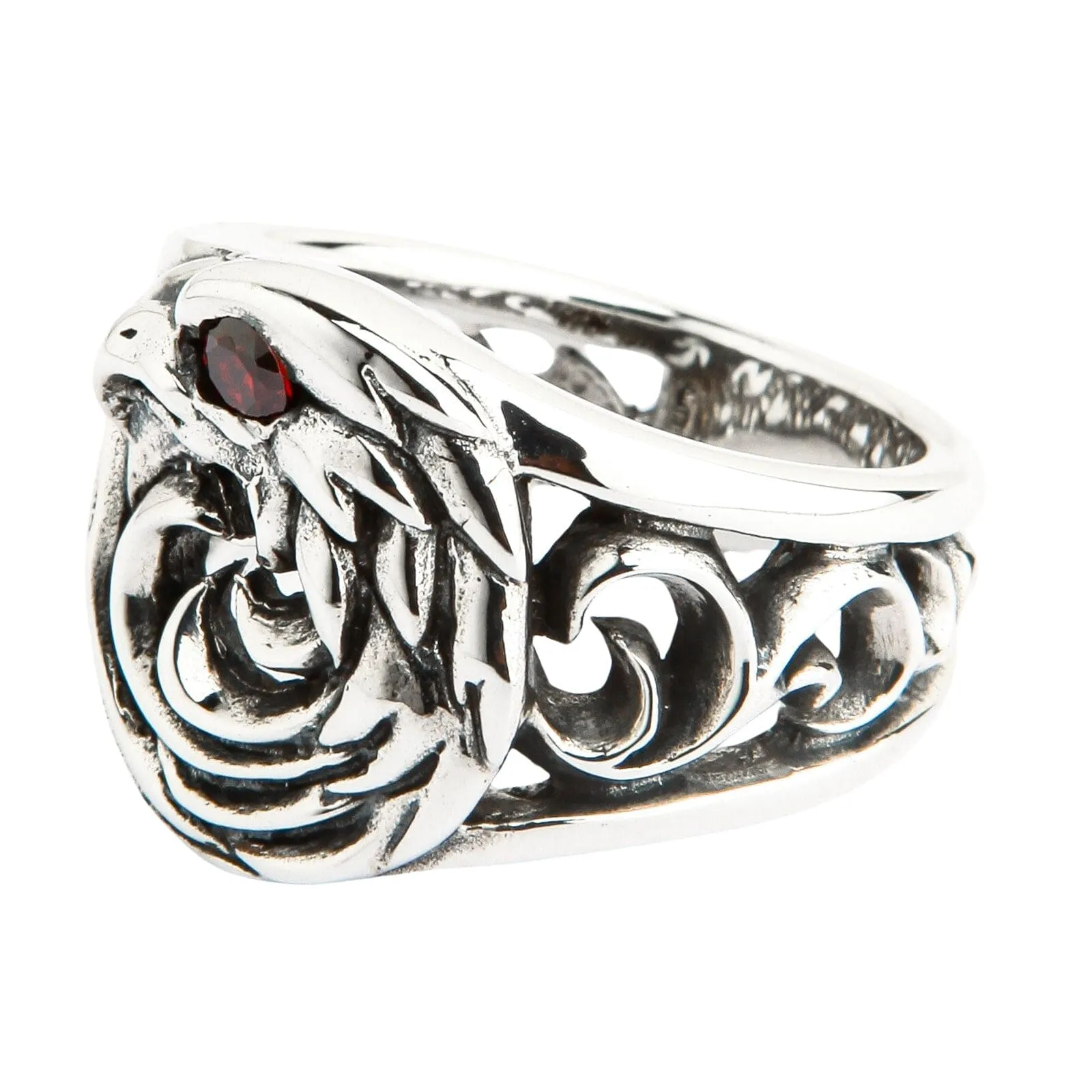 Harley Eagle Sterling Silver Biker Ring