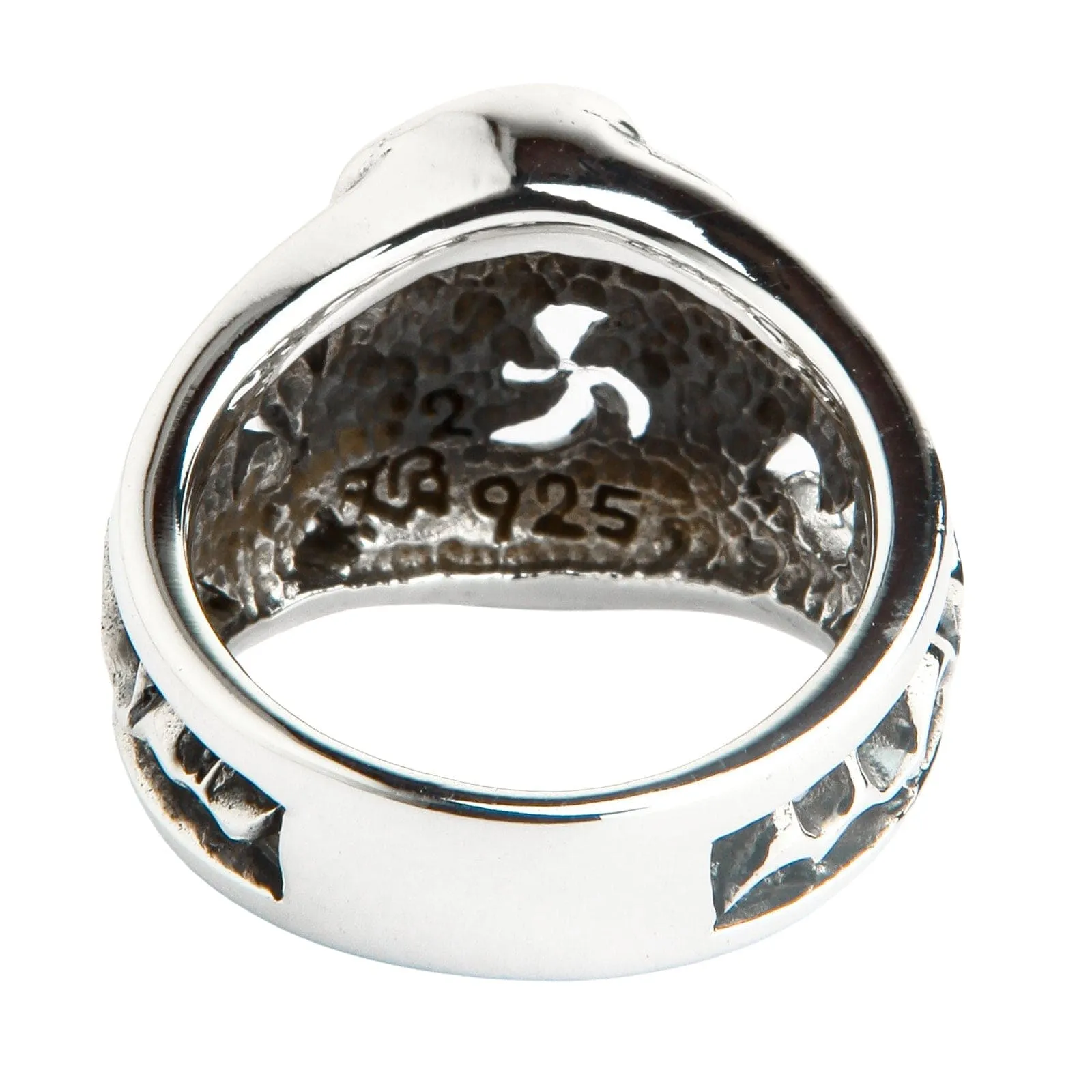 Harley Eagle Sterling Silver Biker Ring