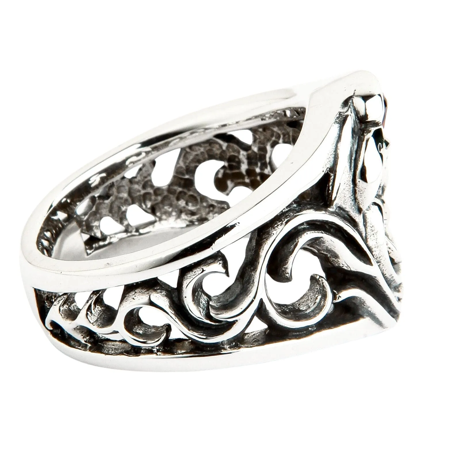 Harley Eagle Sterling Silver Biker Ring