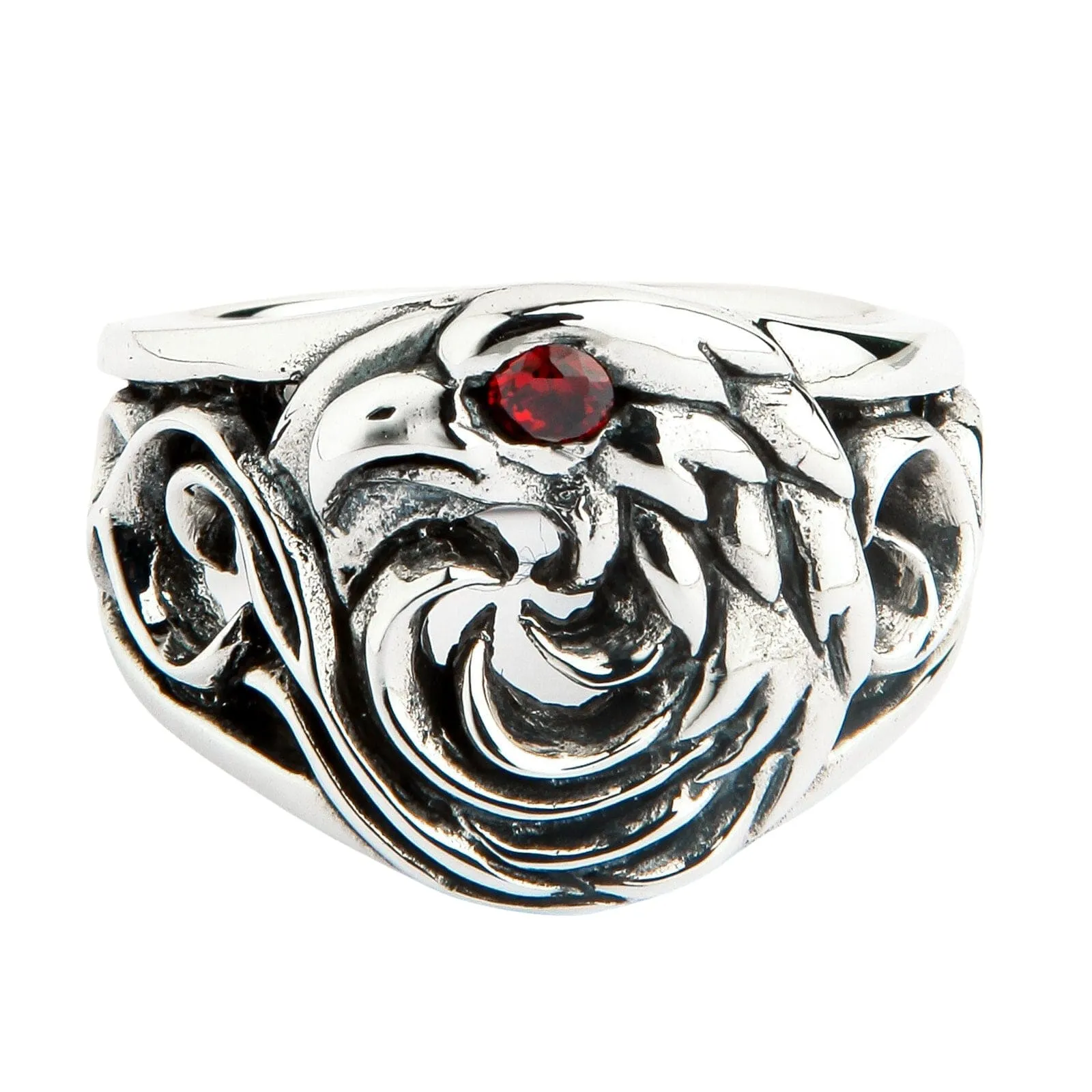 Harley Eagle Sterling Silver Biker Ring