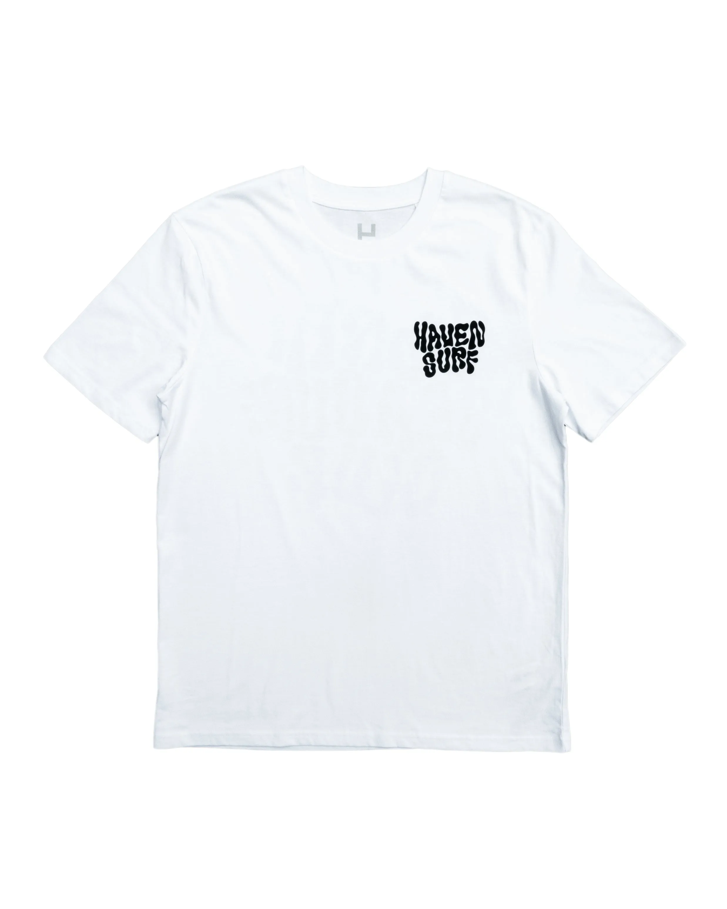 Haven Surf - Rough Sea Tee - White