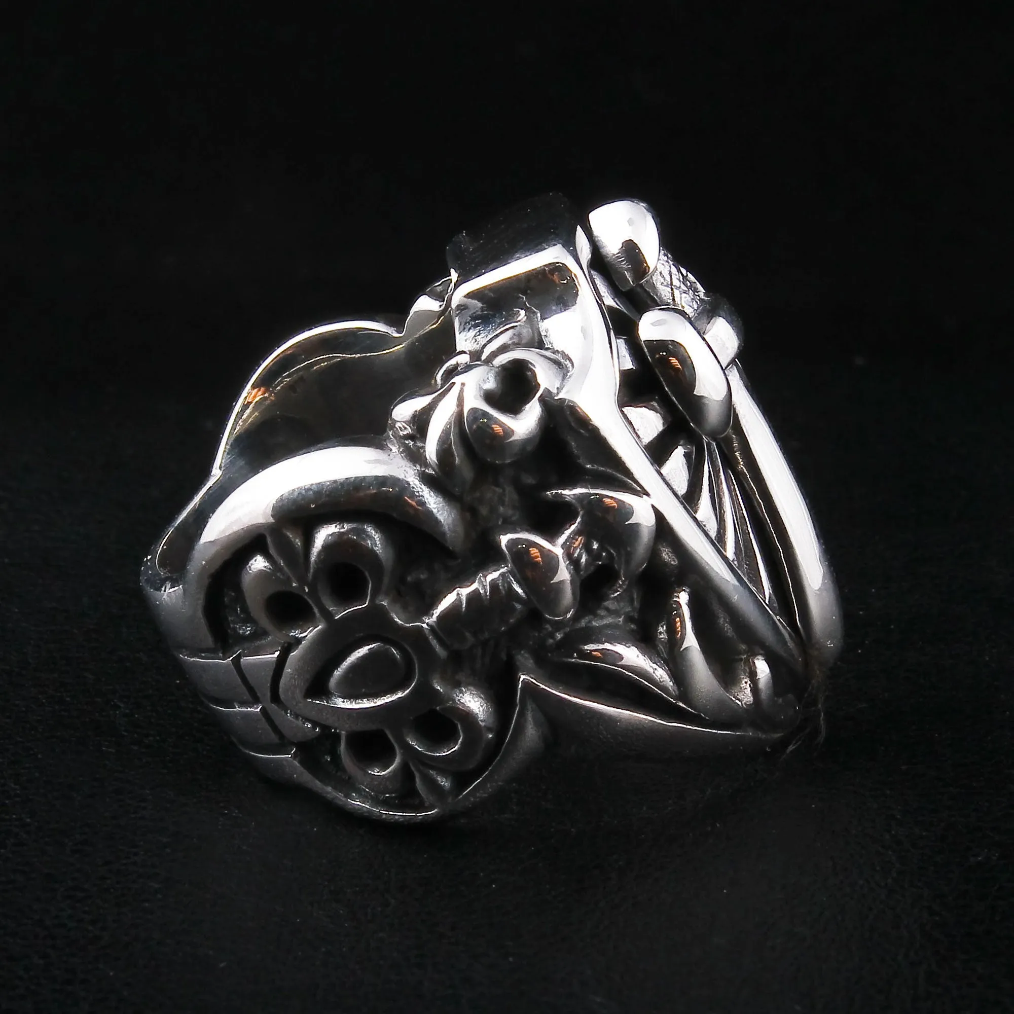 Heavy Sterling Silver Sword Men's Ring