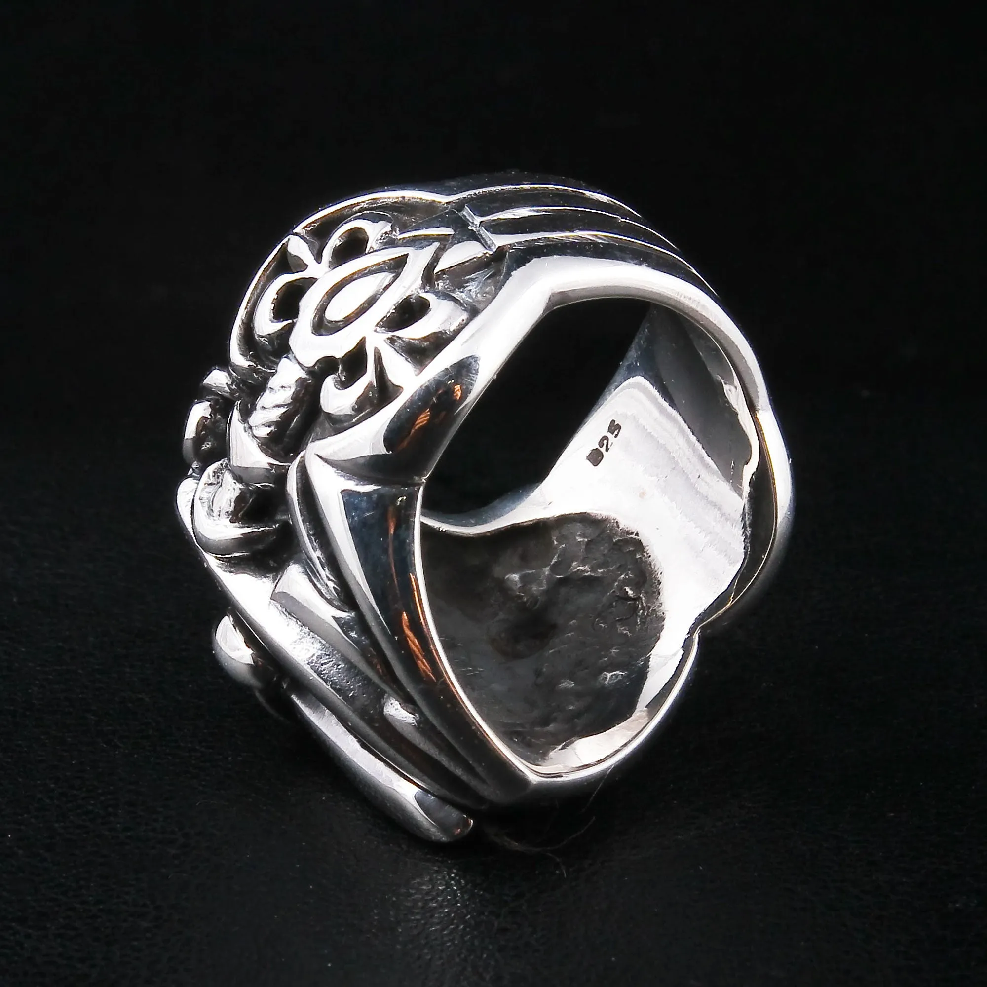 Heavy Sterling Silver Sword Men's Ring