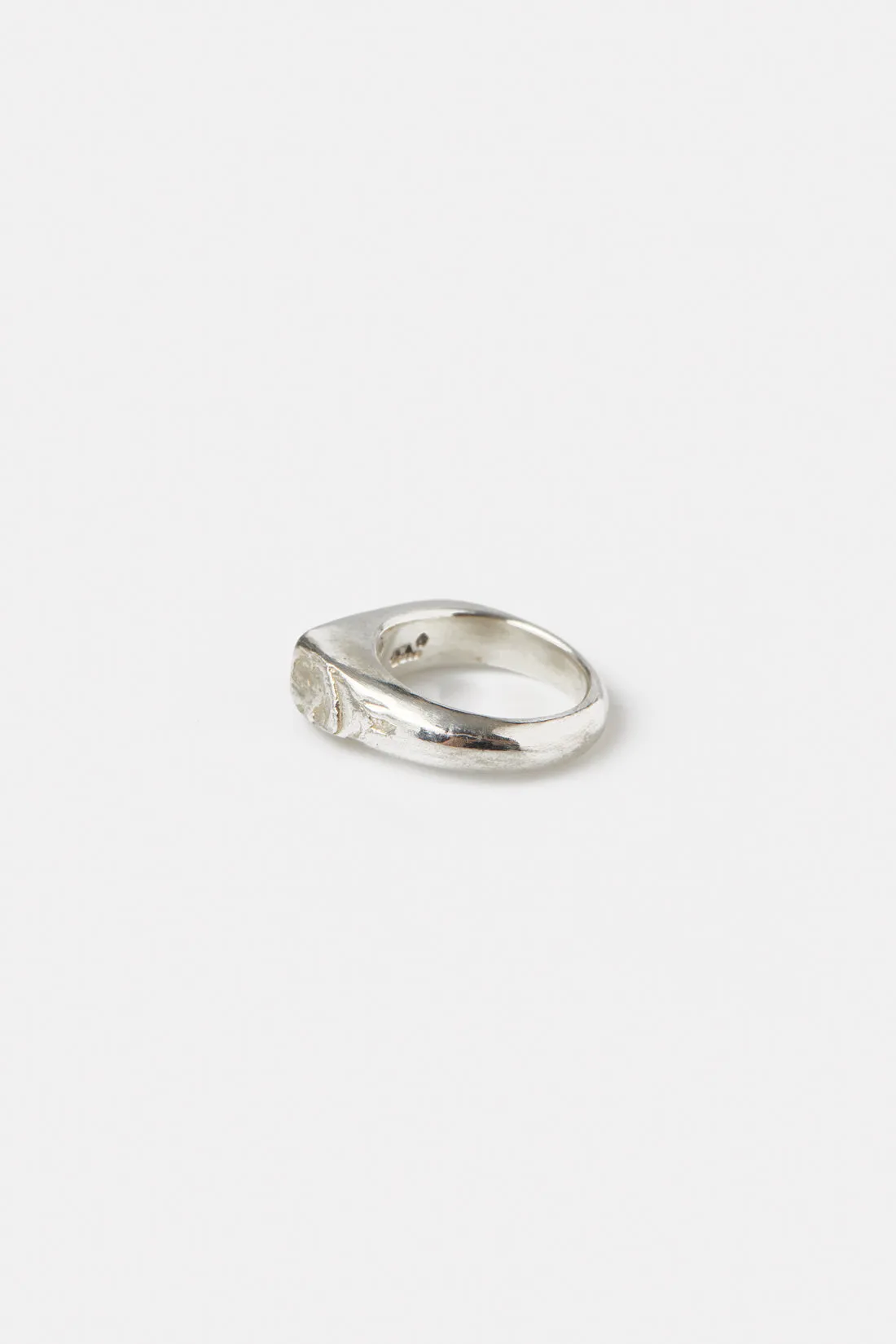 Hill Helix Ring in Silver
