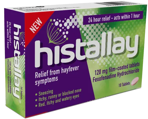 histallay 120Mg Film Coated Tablets Fexofenadine hydrochride 30Tablets