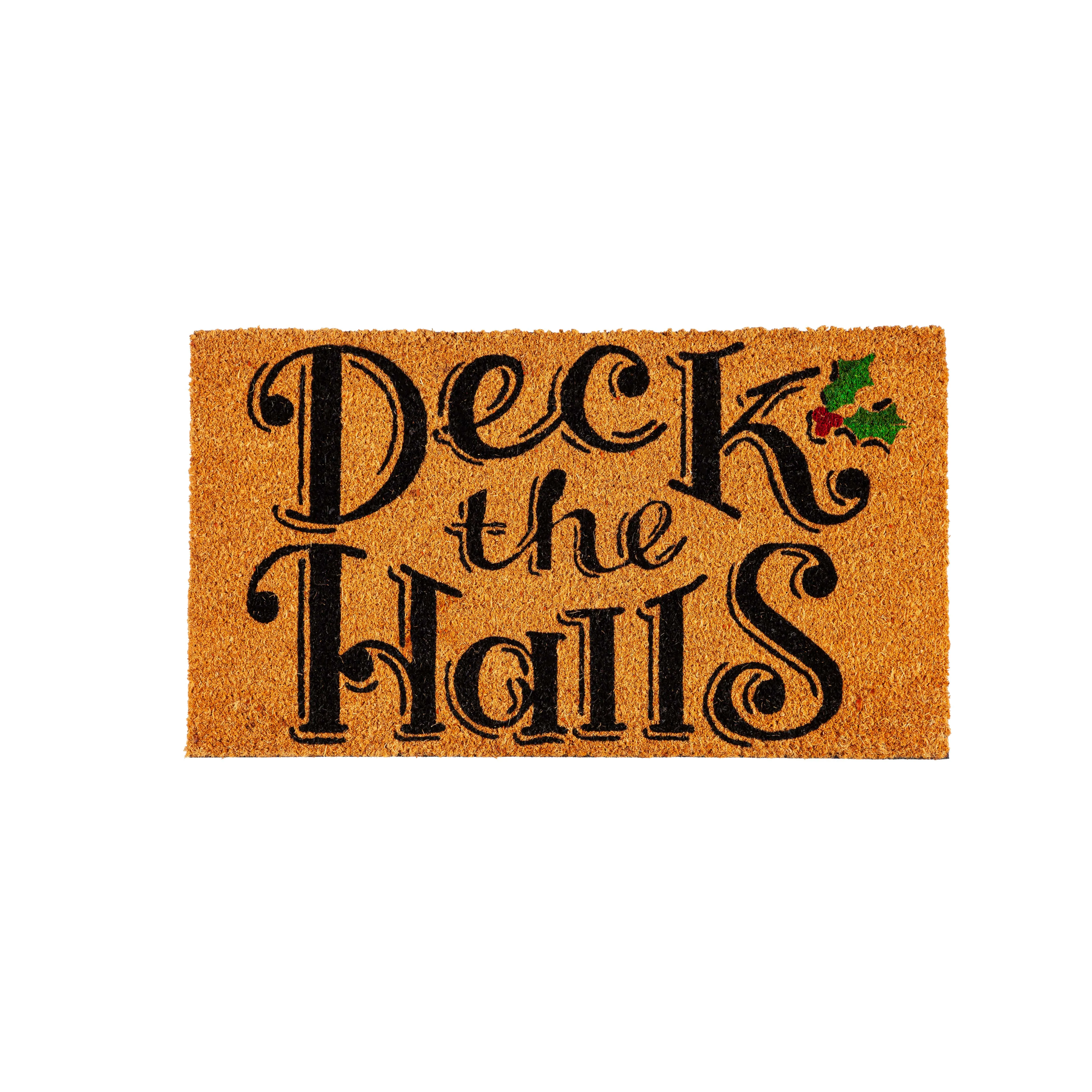 Holiday Sentiments Coir Mat, 3 Asst,2rm1243