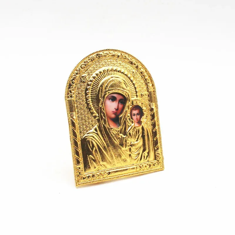 Holy Family Icon Orthodox Decor Jesus Christmas Natitvity Scene Figures Catholic Relic Church Utensils Home Decoration