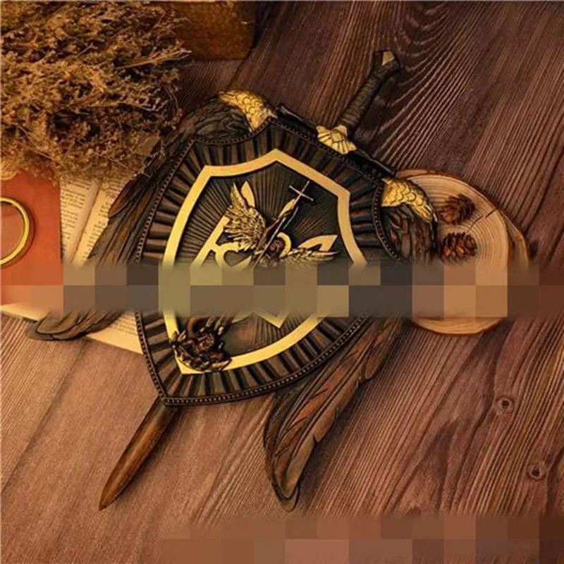 Holy Relices Bible Wooden Carving Wall Home Decoration Christmas Figures Church Souvenirs Jesus Cross Religious Decor
