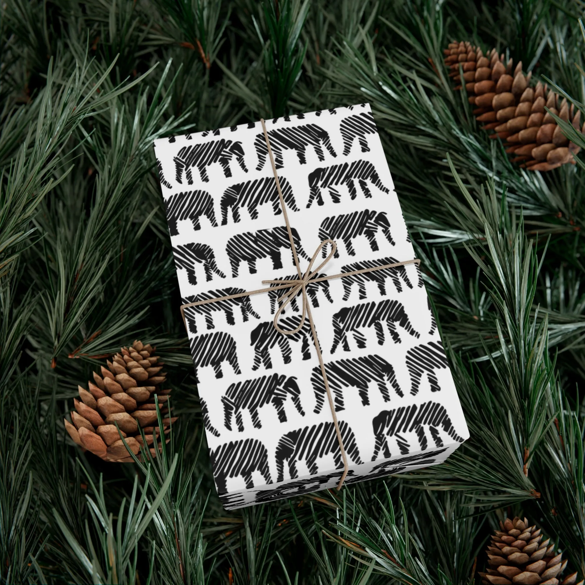 HoN's Elephant Parade Gift Wrap Paper