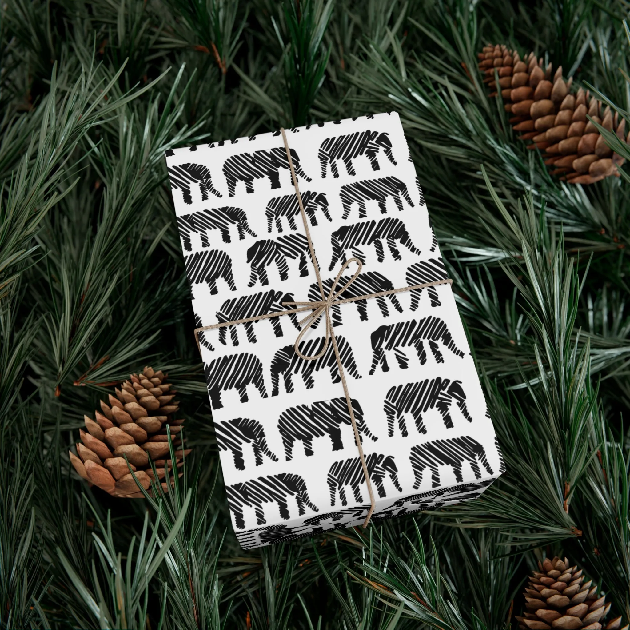 HoN's Elephant Parade Gift Wrap Paper