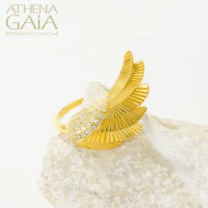 Icarus Golden Wing Ring (Large)