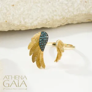 Icarus Golden Wings Ring