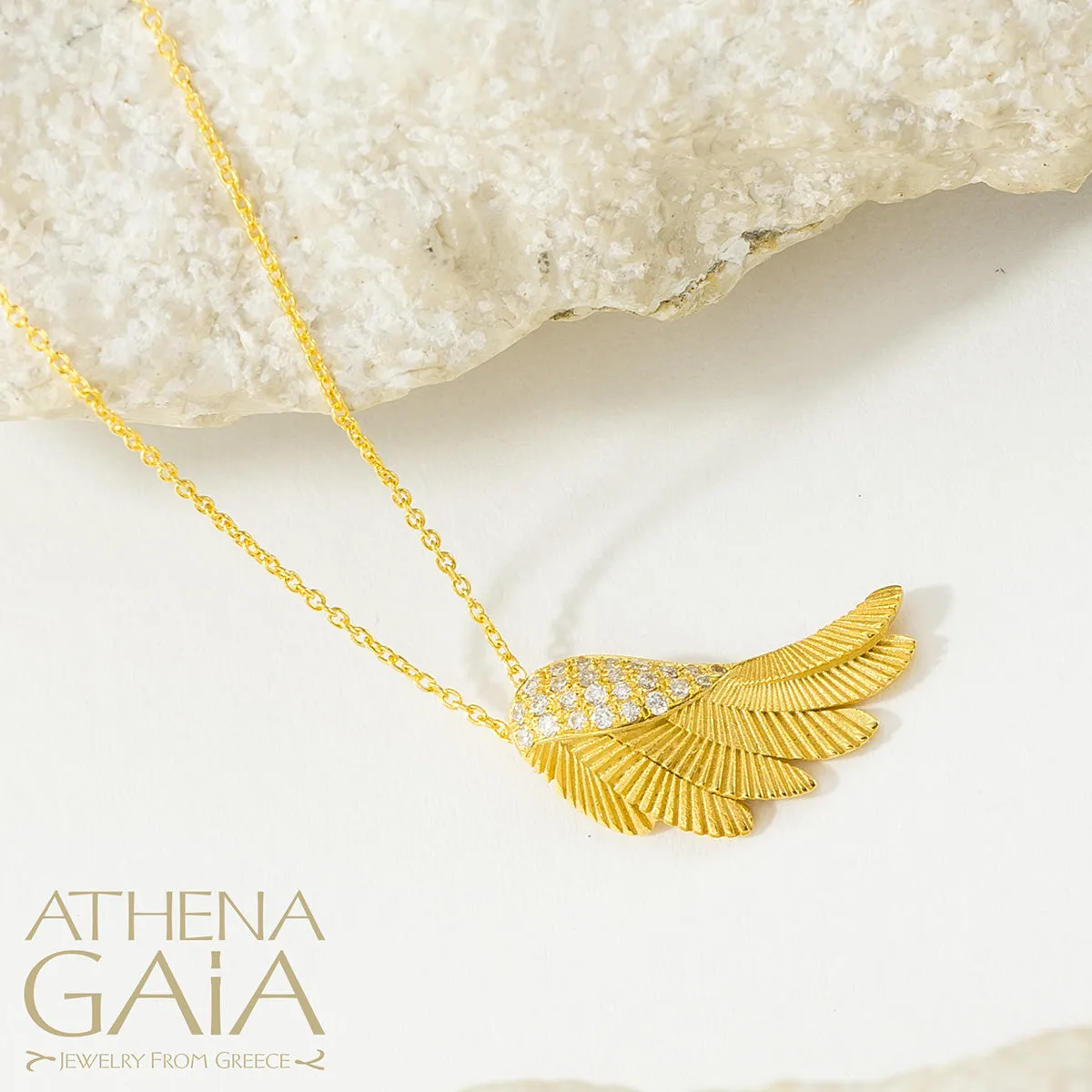 Icarus Wing Necklace (Small)