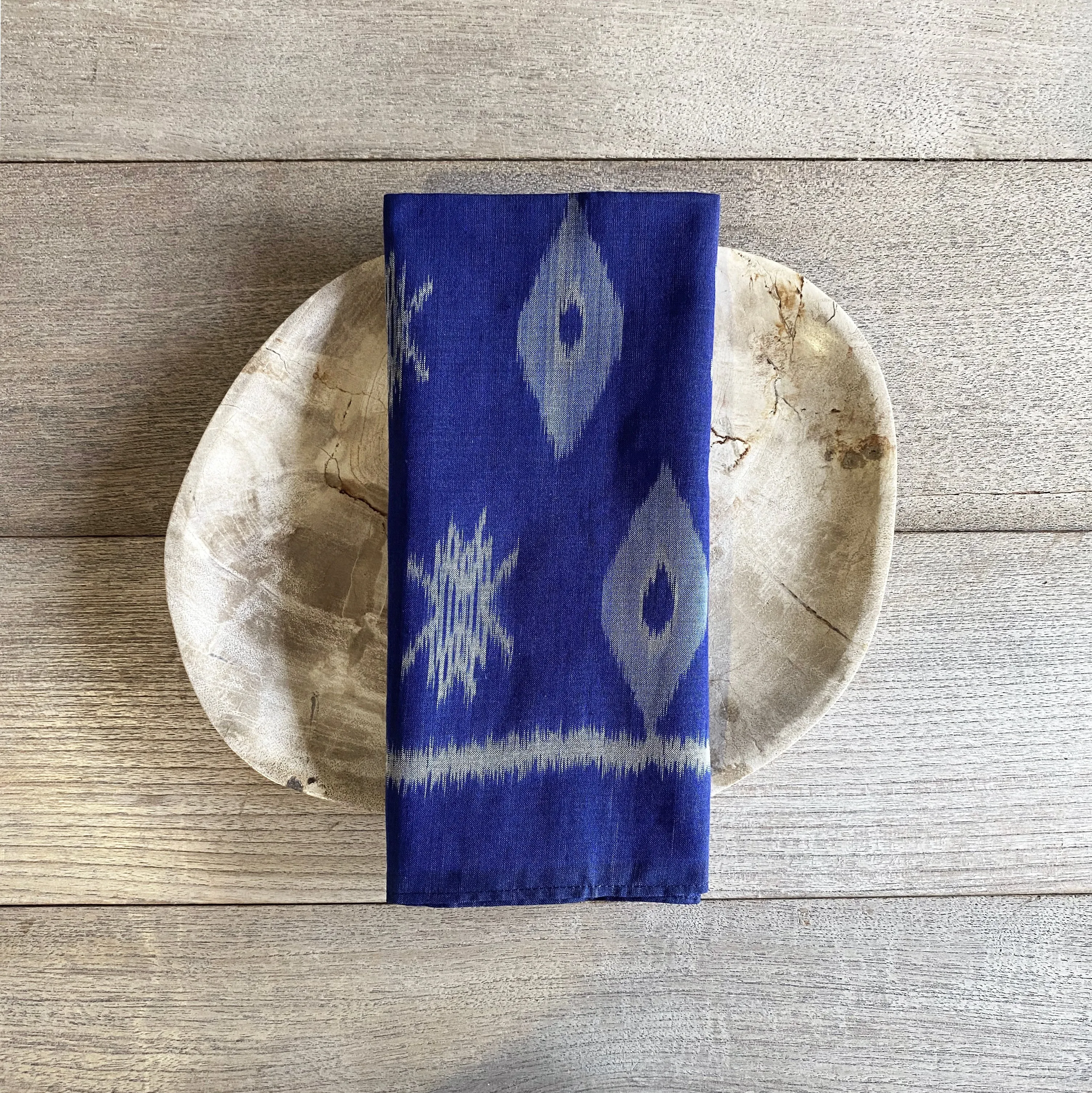 Ikat Napkins - Indigo - Set of 8