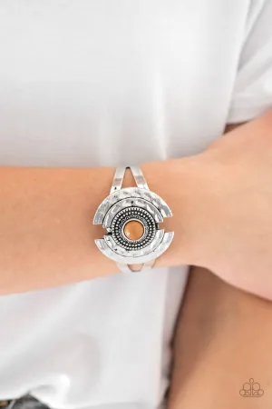 Incredibly Indie - Brown Cuff Bracelet- Paparazzi Accessories