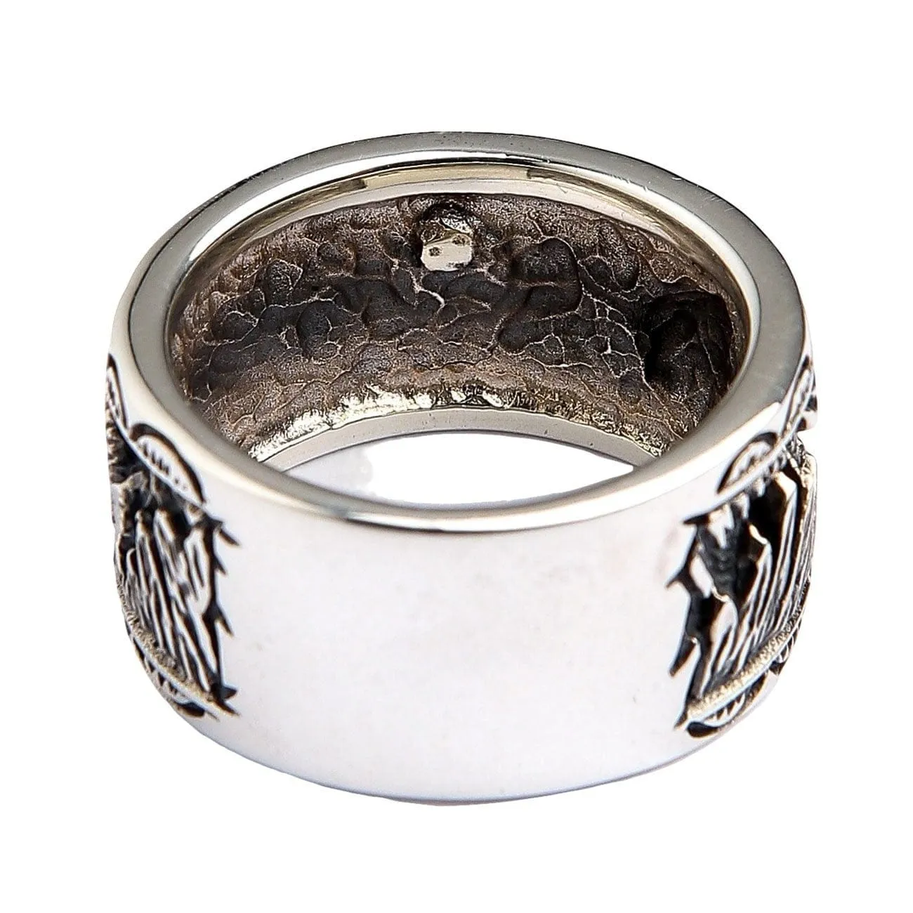 Indian Sterling Silver Men's Band Ring