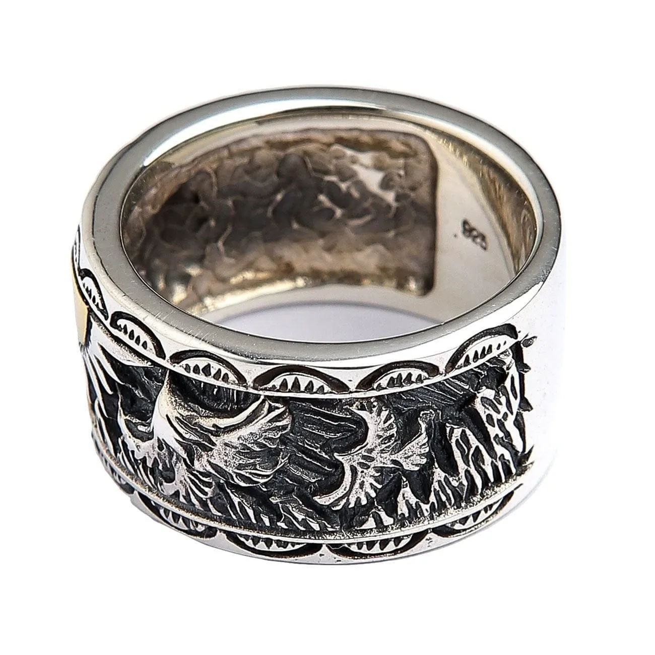 Indian Sterling Silver Men's Band Ring