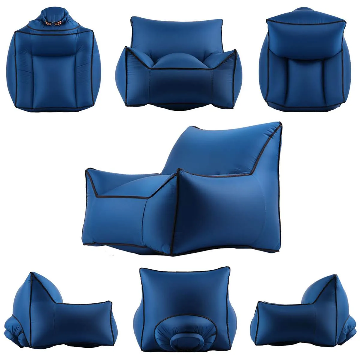 Inflatable Sofa Chair for Beach Garden Outdoor Camping Hiking Travel Foldable Picnic  Mat