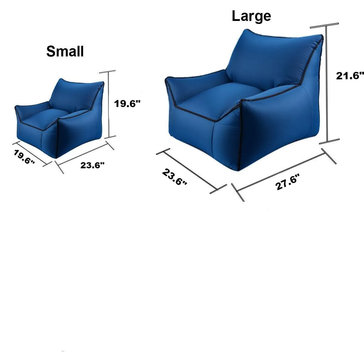 Inflatable Sofa Chair for Beach Garden Outdoor Camping Hiking Travel Foldable Picnic  Mat