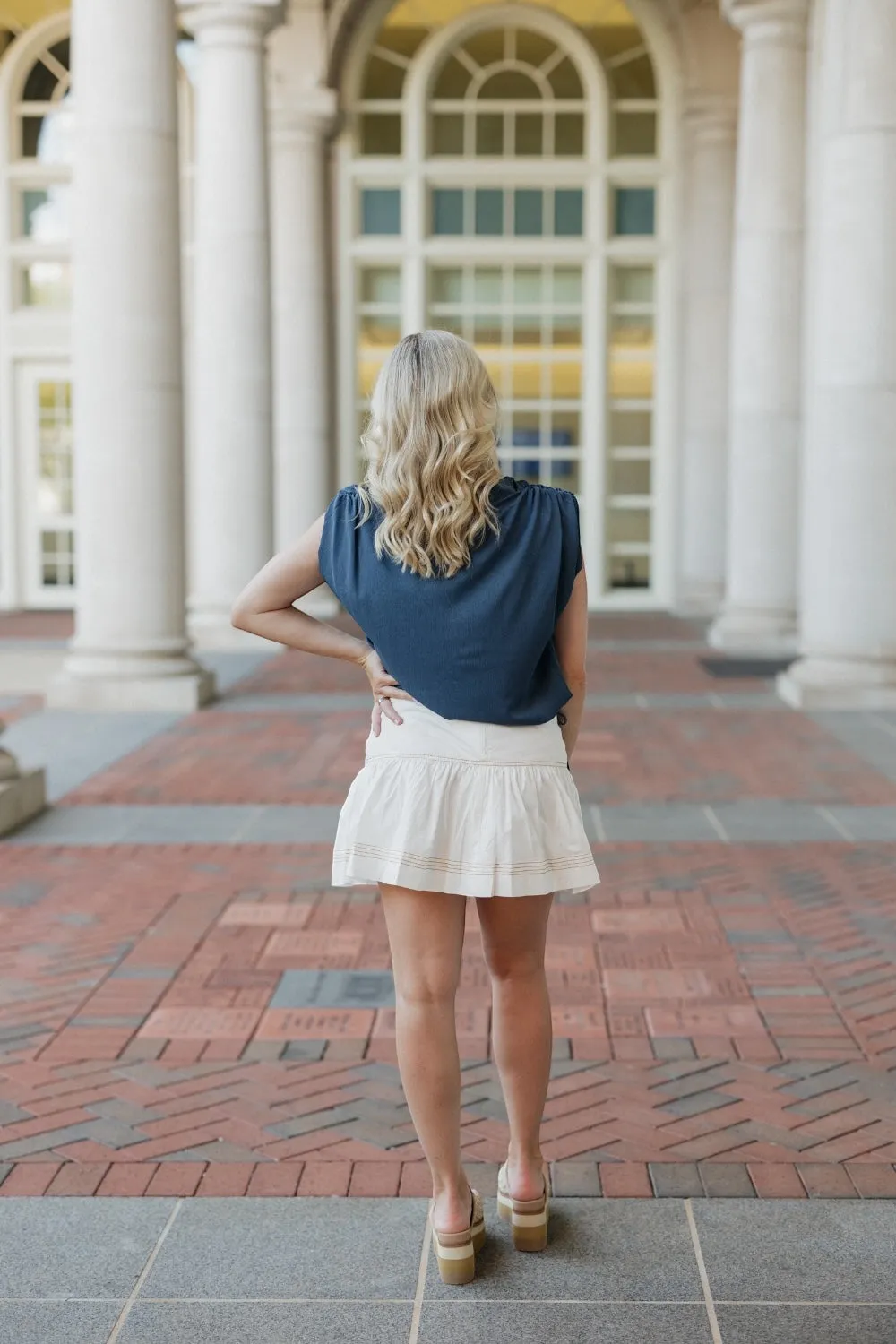 Jacquie Ruffled Mini Skirt