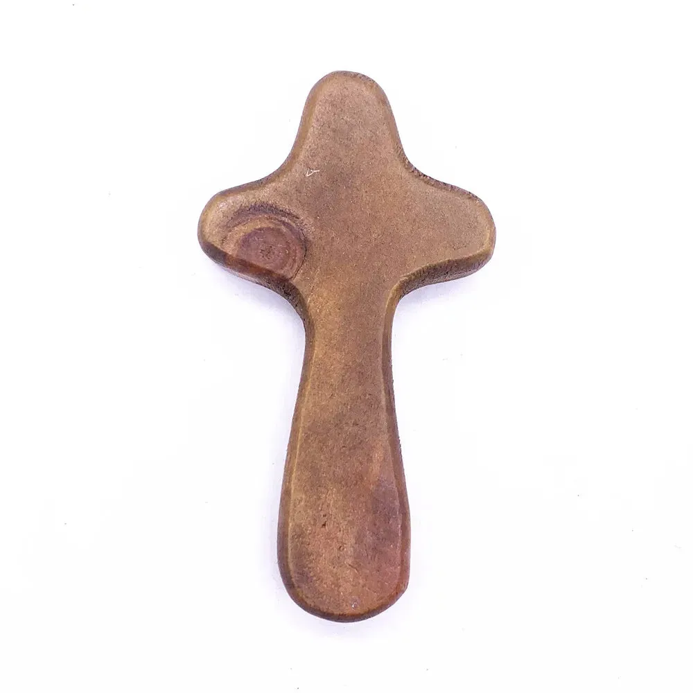 Jesus Wood Cross Hand Catholic Religious Church Utensils