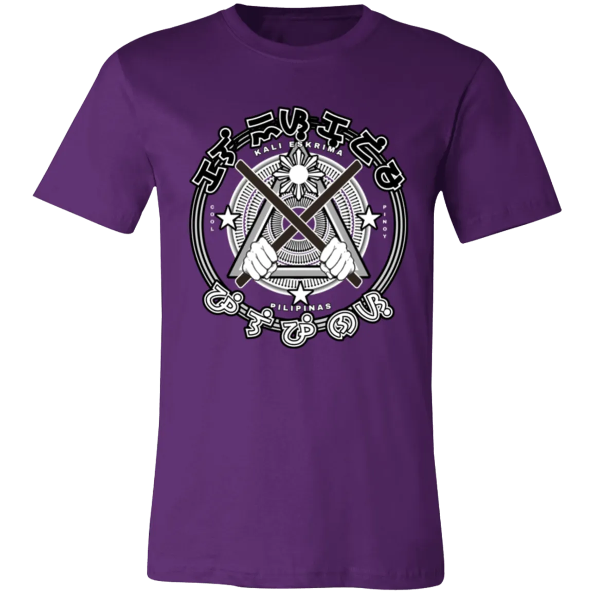 Kali Eskrima Eskrima Sticks Unisex Jersey T-Shirt