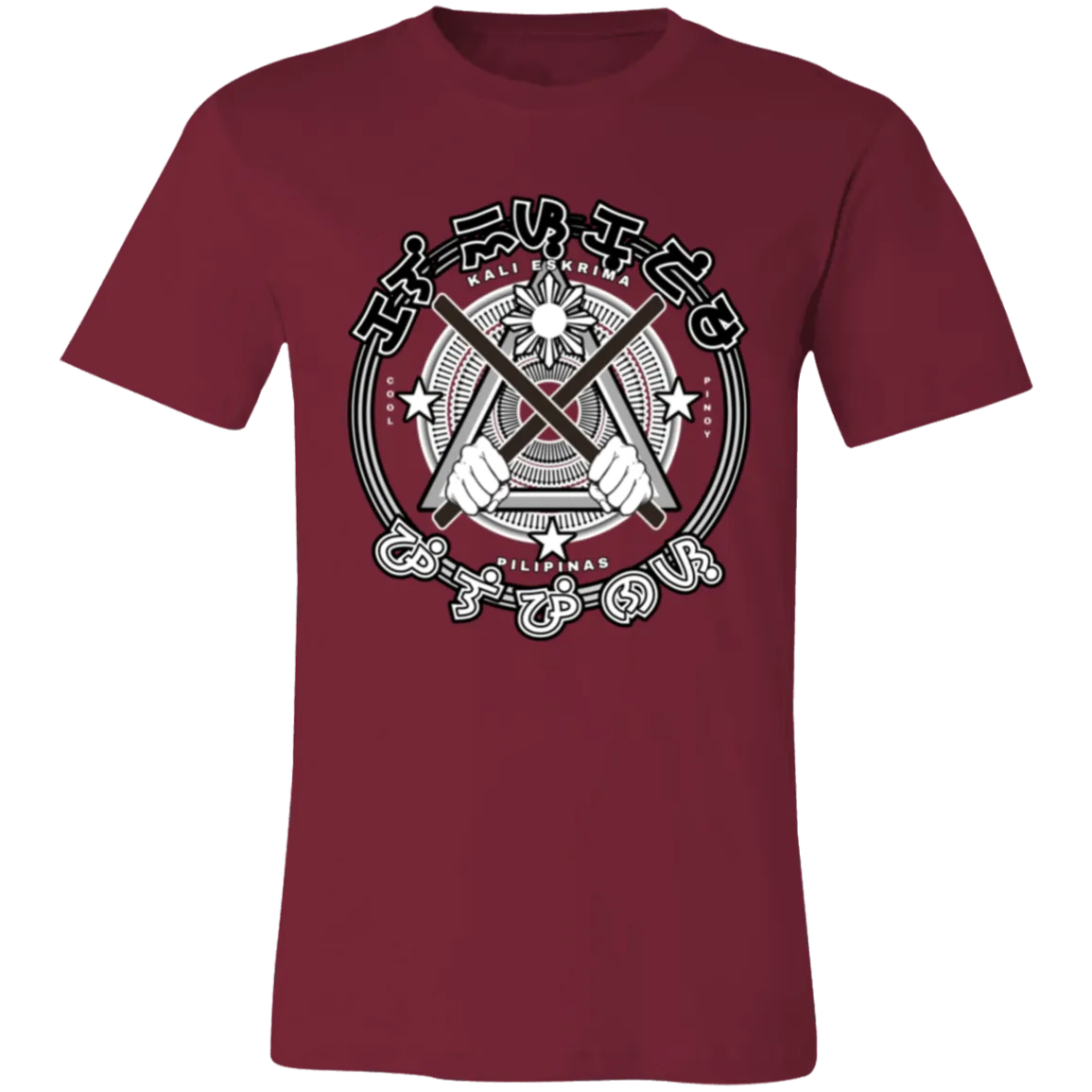 Kali Eskrima Eskrima Sticks Unisex Jersey T-Shirt