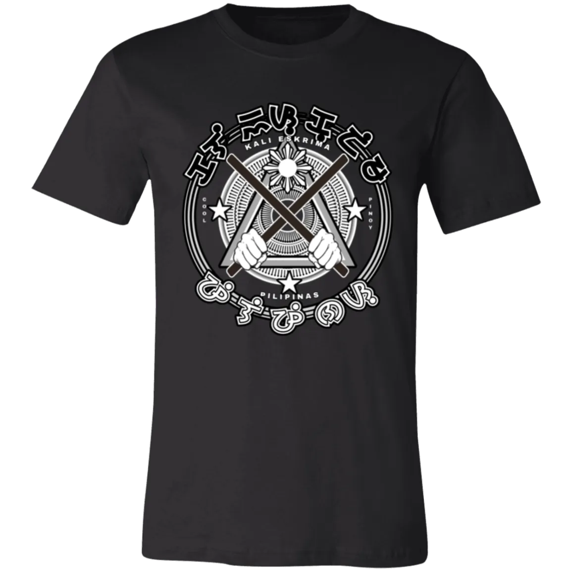 Kali Eskrima Eskrima Sticks Unisex Jersey T-Shirt