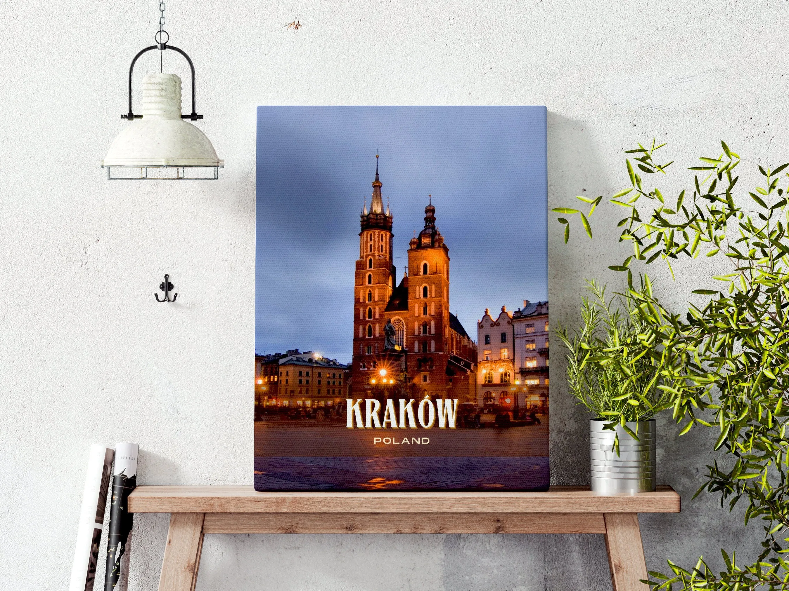 Kraków Retro Wall Art, Poland