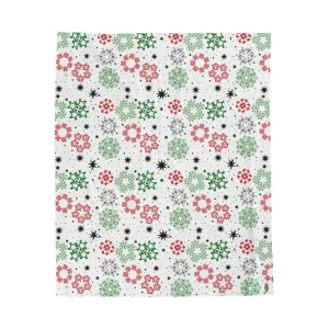 Kwanzaa Snowflake Velveteen Plush Blanket