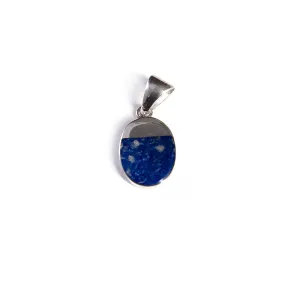 Lapis Lazuli Asiri Pendant | Handmade Jewelry | Inspired by Chilean Tradition