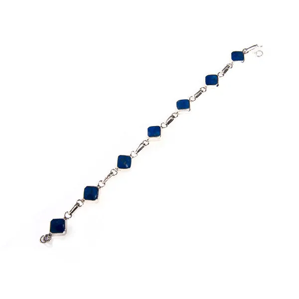 Lapis Lazuli Mahlee Bracelet | Artisan Jewelry Design | Inspired by the Andes