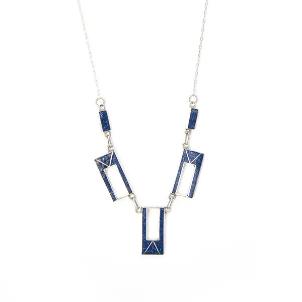 Lapis Lazuli Nicancil Necklace | Handcrafted Jewelry | Inspired by the Andes