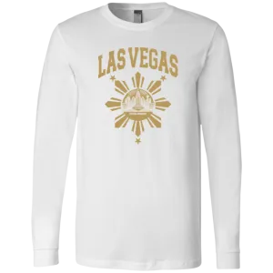 Las Vegas with Sun and Stars Unisex Jersey Long Sleeve T-Shirt