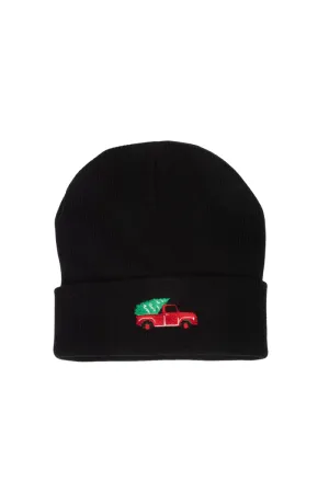 LBB2421 - Red X-mas Truck Embroidery