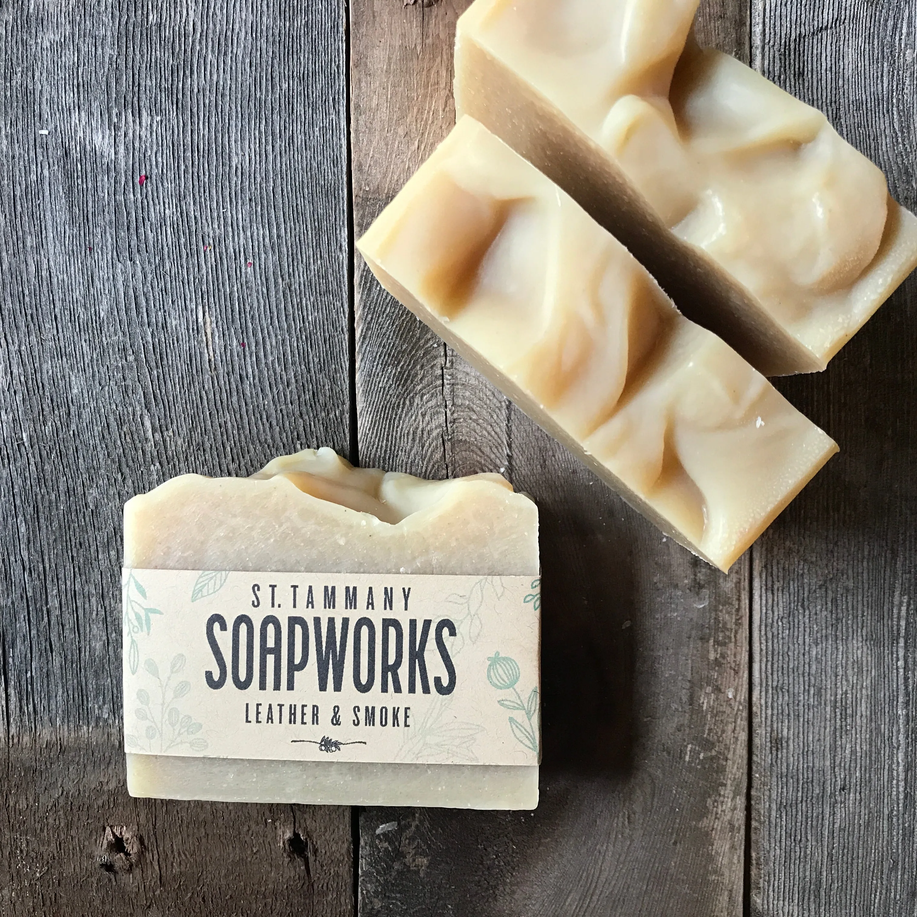Leather & Smoke Soap