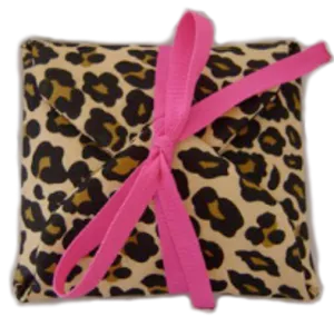 Leopard & Pink Travel Jewelry Pouch