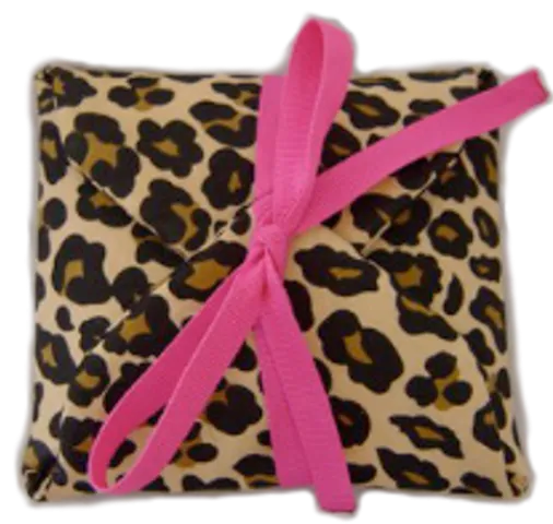 Leopard & Pink Travel Jewelry Pouch