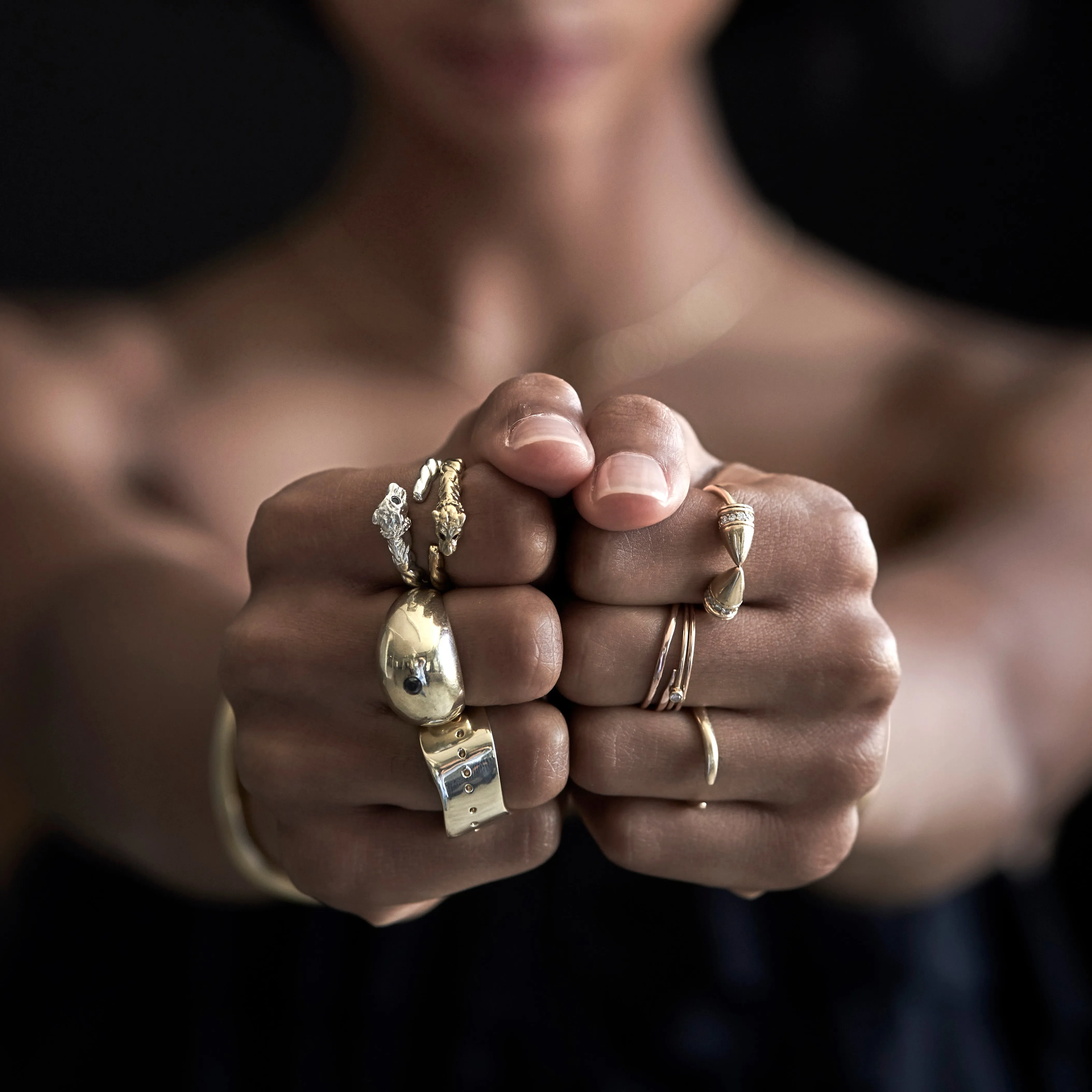 Lioness Ring - Sterling Silver