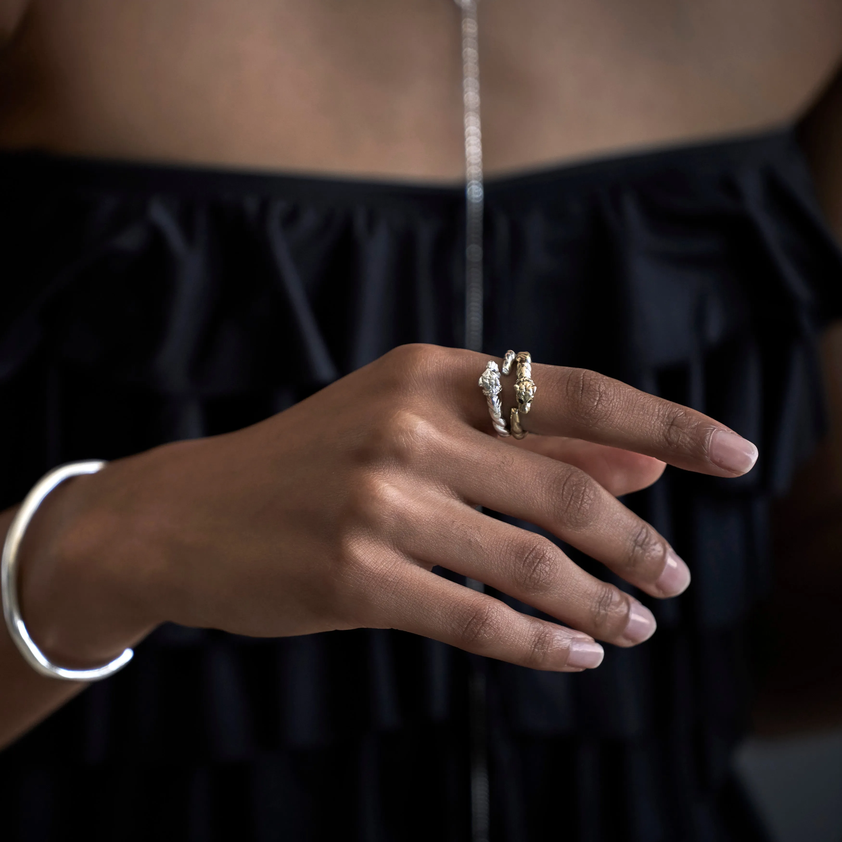 Lioness Ring - Sterling Silver