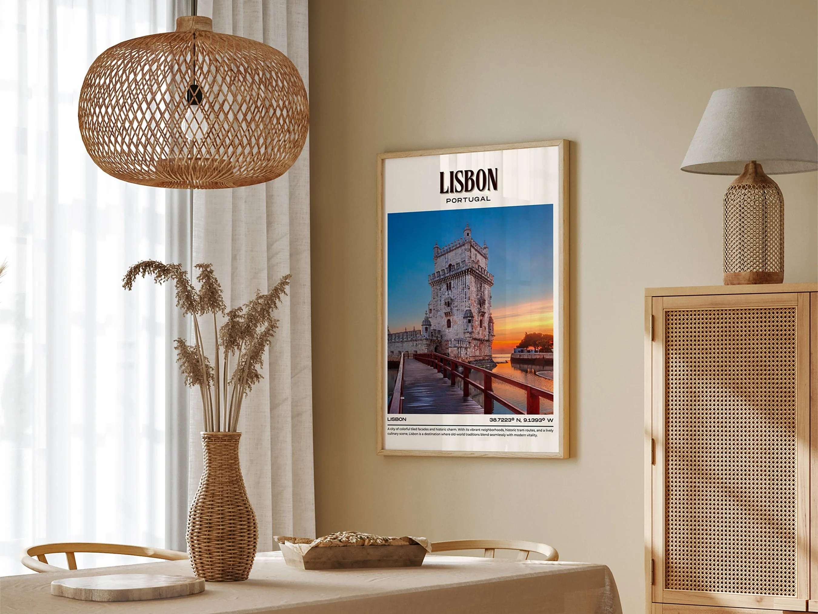 Lisbon Vintage Wall Art, Portugal