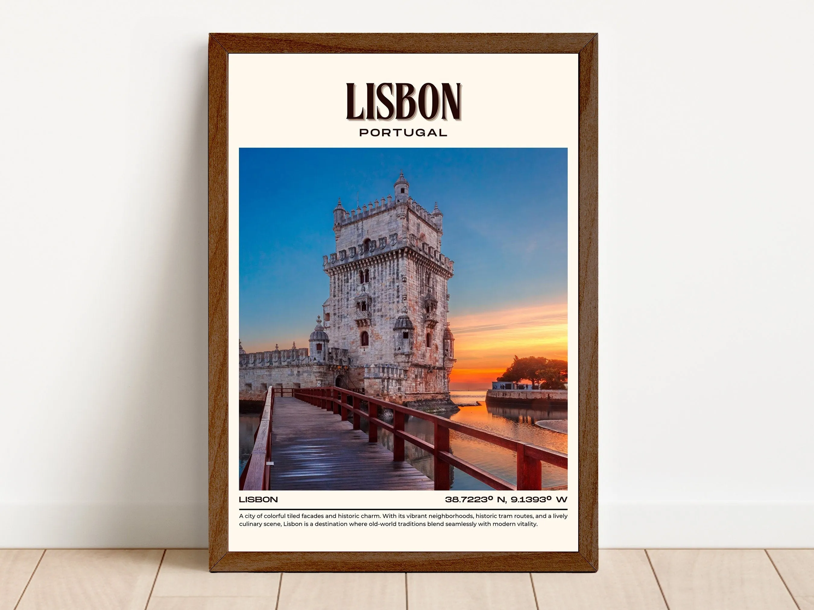 Lisbon Vintage Wall Art, Portugal