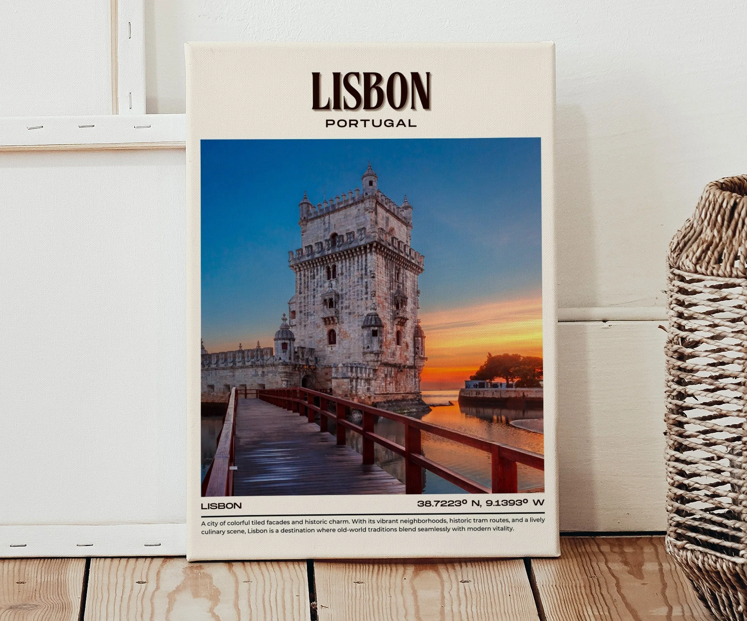 Lisbon Vintage Wall Art, Portugal