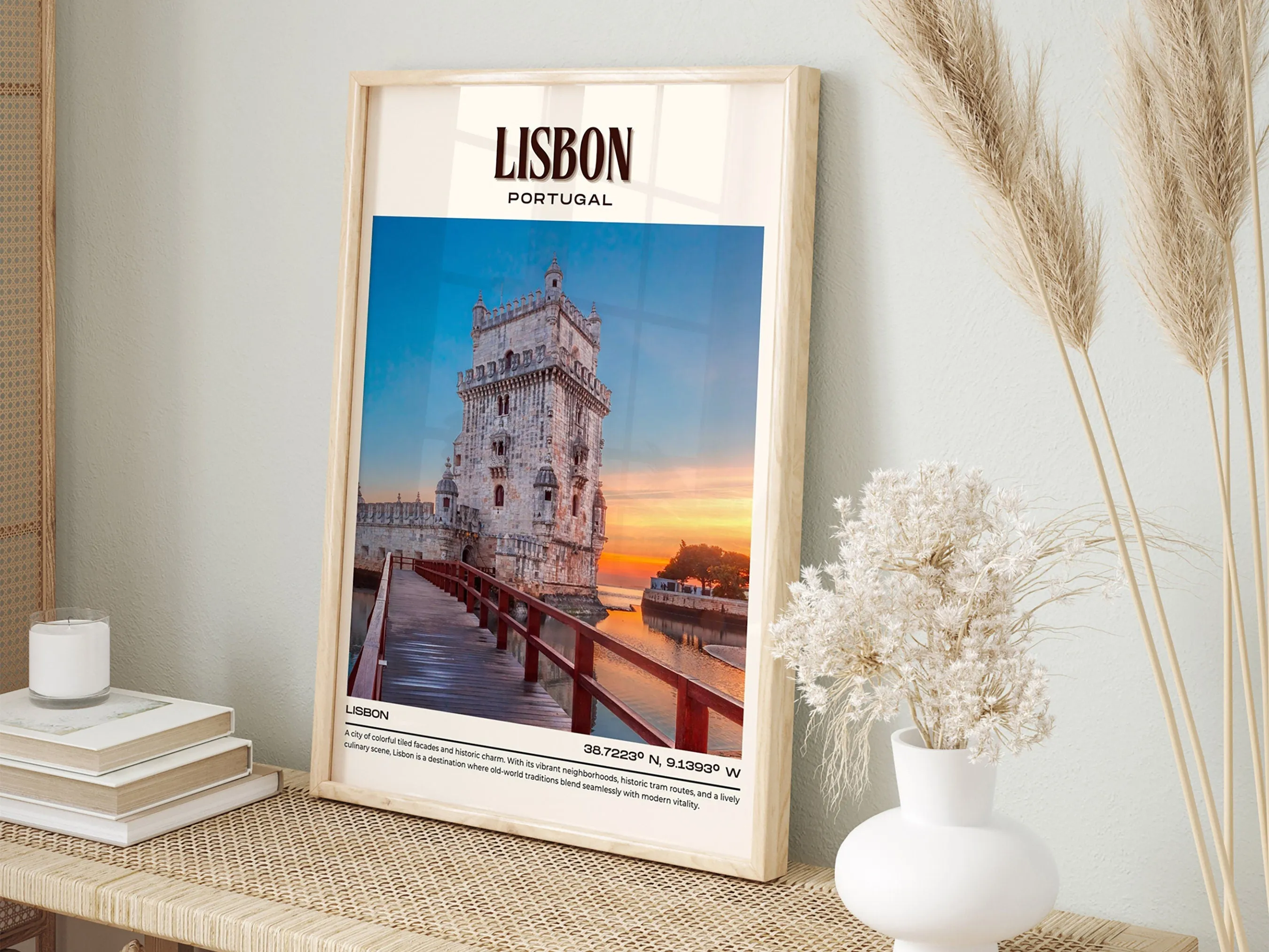Lisbon Vintage Wall Art, Portugal