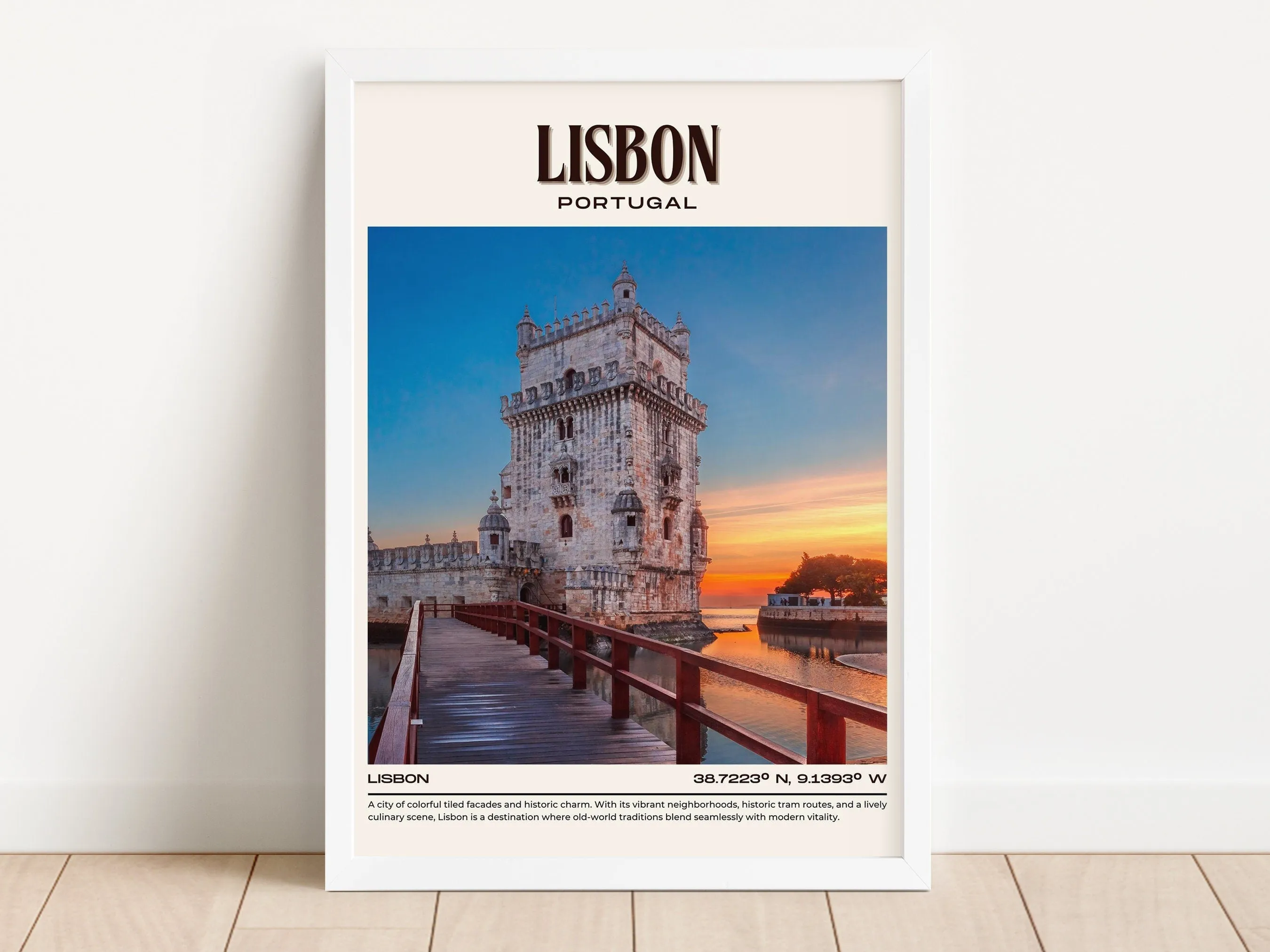 Lisbon Vintage Wall Art, Portugal